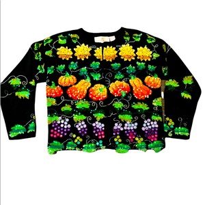 Vintage 80’s Jane’s Closet Beaded and Sequined Sweater Size S